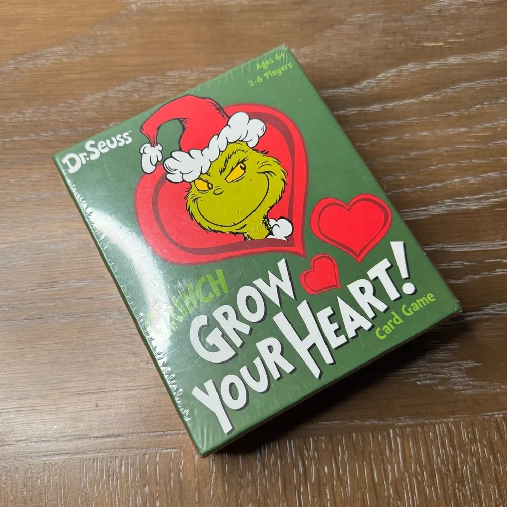 Dr. Seuss Grinch Grow Your Heart Card Game NEW - Picture 3 of 5